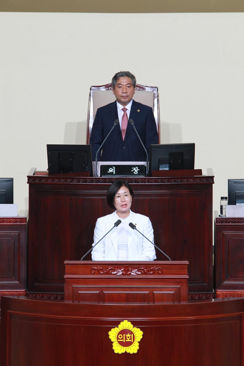 김인순의원,서해복선전철 주변 주민들의 재산권및 생존권보장5분발언