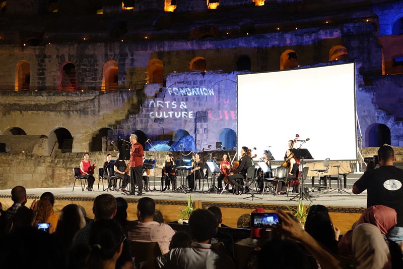 튀니지 El Jem Festival 성남시립교향악단 초청 공연 성황