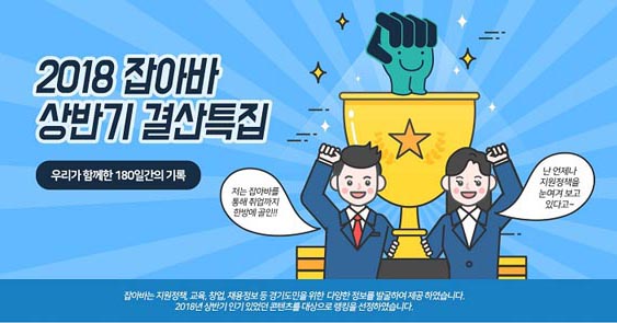 경기도 일자리 플랫폼 ‘잡아바’, 상반기 ‘지원정책’ 가장 관심
