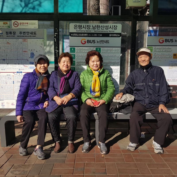 성남 버스정류장 7곳 온열의자 “추위에도 따끈따끈”