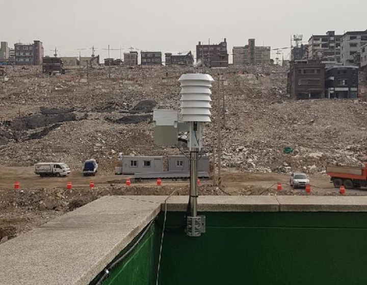 성남시 중원구, 재개발 공사현장 IOT활용 미세먼지·소음 원격 감시로 체계적 환경관리