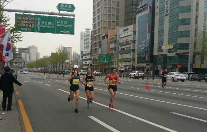 2019 대구국제마라톤대회 성남시청 육상팀 장은영 선수 국내 여자부 2위 기록 쾌거
