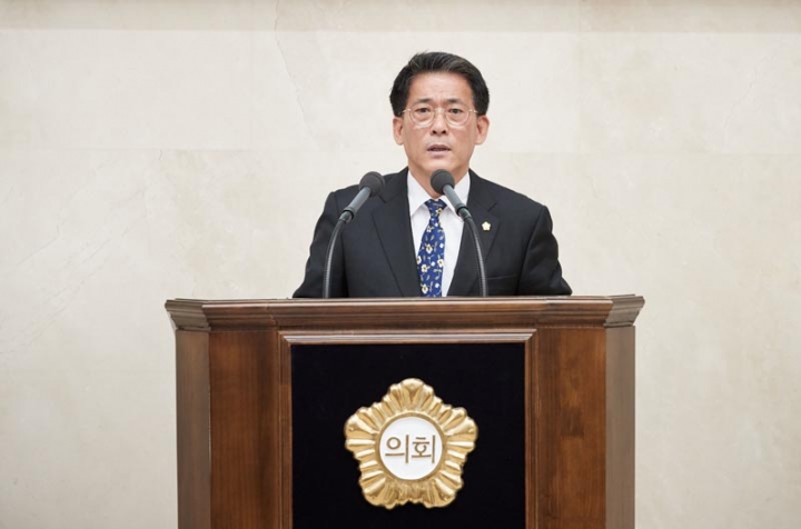 용인시의회 김기준 의원, 5분 자유발언