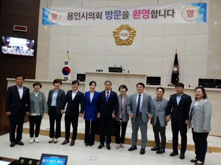 ‘상생발전특별위원회’용인시의회와 경계조정 현장방문