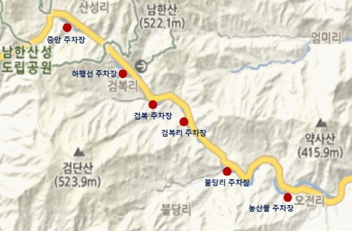 남한산성도립공원 ‘무료 셔틀버스’ 8월부터 운행된다
