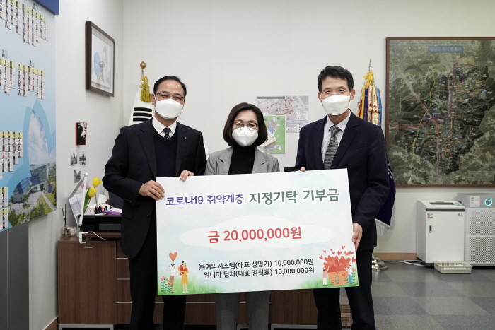 성남 산단 2곳 기업 ‘코로나19’ 극복 성금 2000만원 기탁