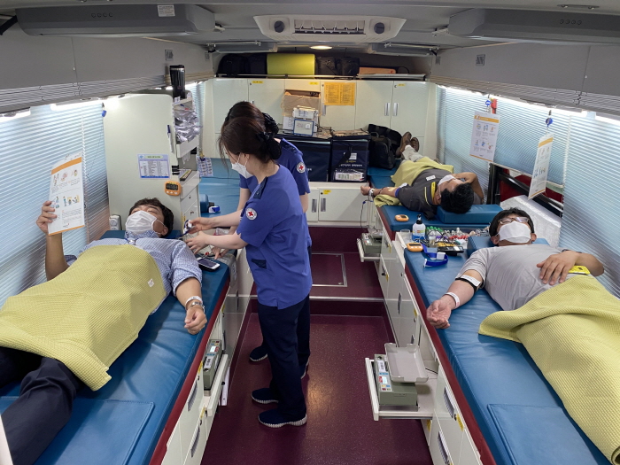 경기도청소년수련원, 혈액 수급 위기 극복을 위한 헌혈 나눔행사 진행