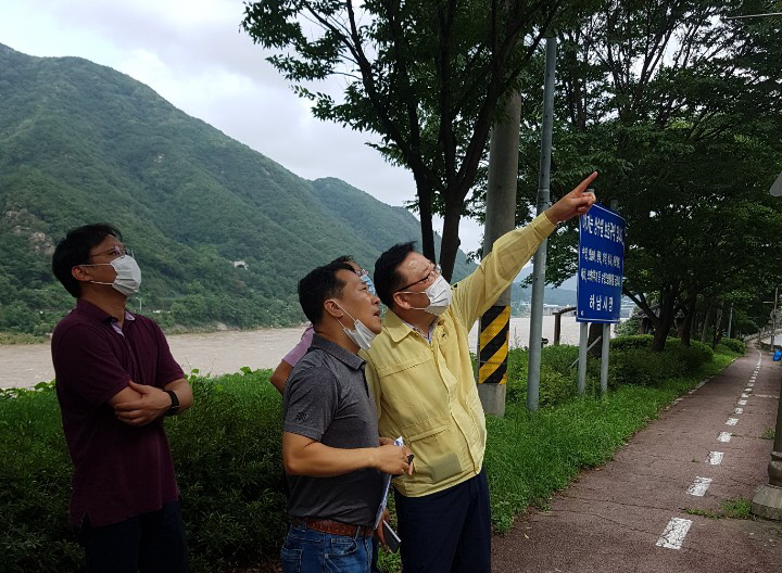 김남근 하남부시장, 집중호우 대비 인명피해 우려지역 현장 점검