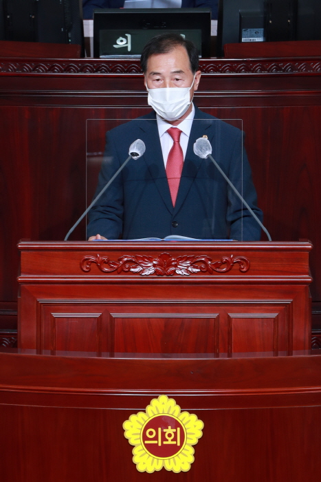 이제영 도의원, ‘코로나 사태 극복을 위한 조직운영의 문제점’ 관련 5분