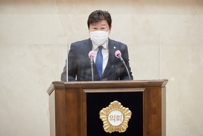 용인시의회 김진석 의원, 5분 자유발언