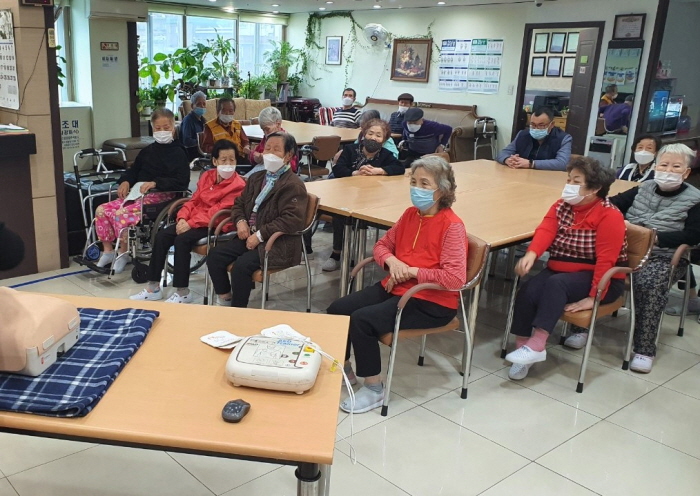 성남소방서, 응급처치 집중 홍보 기간 소방안전교육 실시