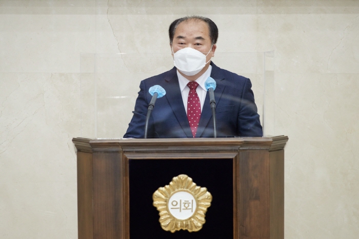 용인시의회 김운봉 의원, 5분 자유발언