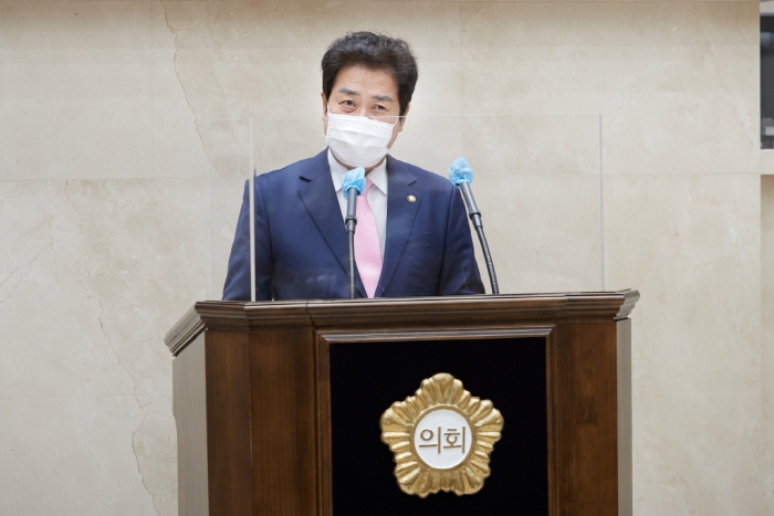 용인시의회 박만섭 의원, 5분 자유발언