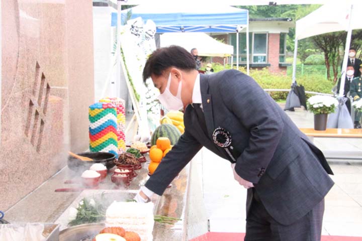 김병욱의원, 특수임수전사자 추모하고 유가족 위로