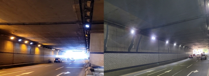 삼막곡 제1·2 지하차도 조명 LED등으로 교체