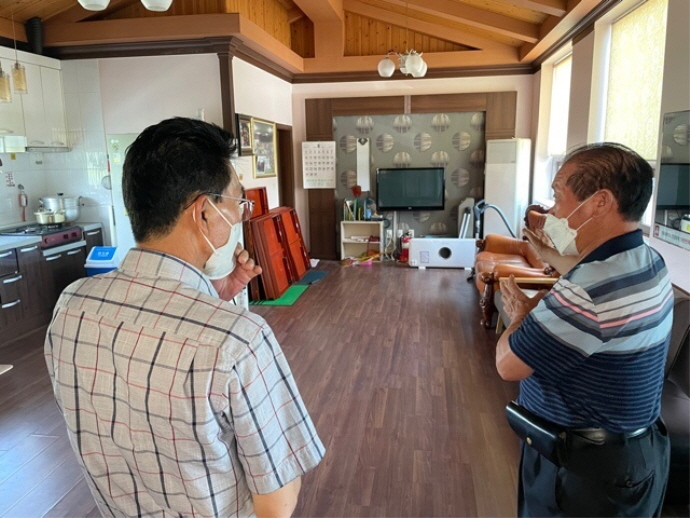 청북읍행정복지센터, 무더위쉼터(경로당) 방문 및 안부확인