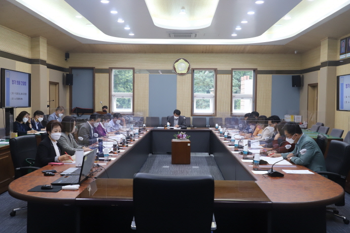 평택시의회, 8월 정기 의원간담회 개최