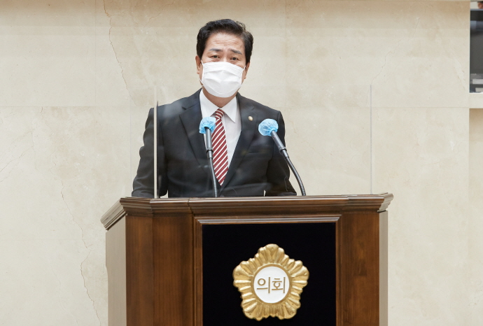 용인시의회 박만섭 의원, 5분 자유발언