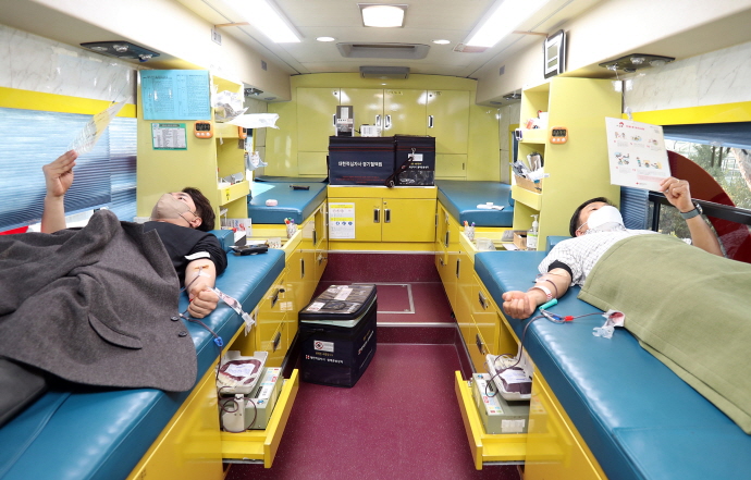 도 농기원·4-H연합회, 합동 헌혈캠페인 진행