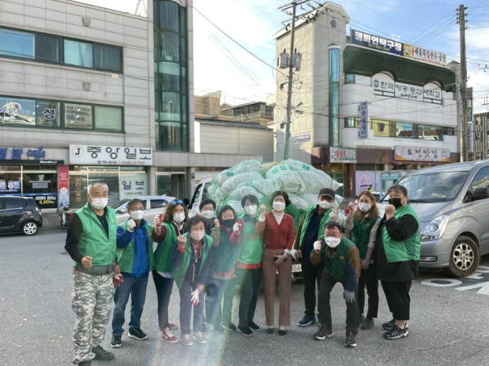 통복동 새마을부녀회, 3R 자원재활용품 모으기 경진대회 참여