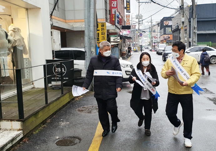 용인시, 외국인 3차 접종 독려 거리 홍보 진행