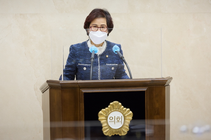 용인시의회 박남숙 의원, 폐마스크 수거 수집 방법 효율화 방안 제안