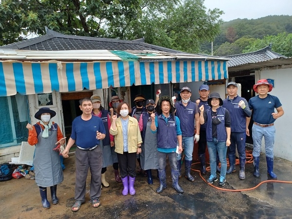 여주, ‘여흥로타리클럽’ 수해지역 자원봉사활동 전개