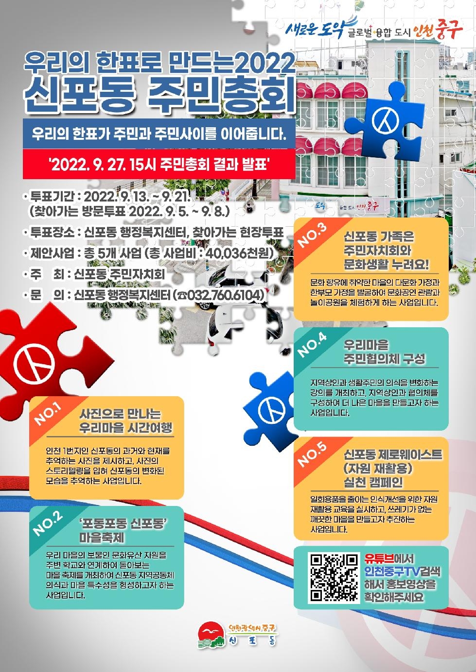 인천 중구 신포동, 주민총회 연다