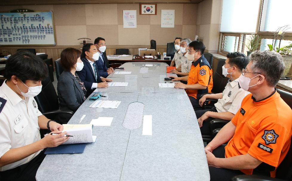 인천 남동구의회 의장단, 소통 확대 유관기관 순회 방문