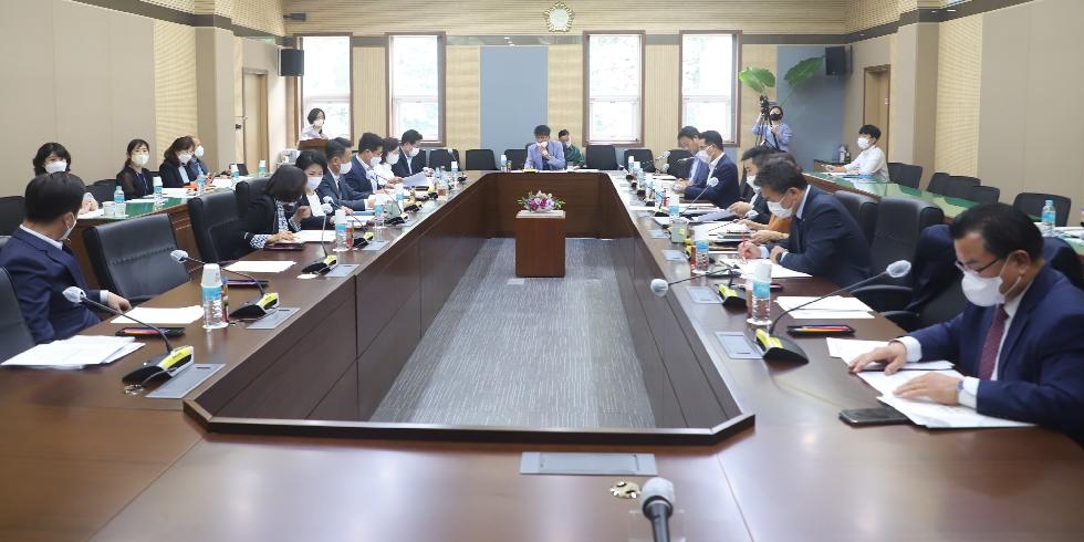 평택시의회, 9월 정기 의원간담회 개최