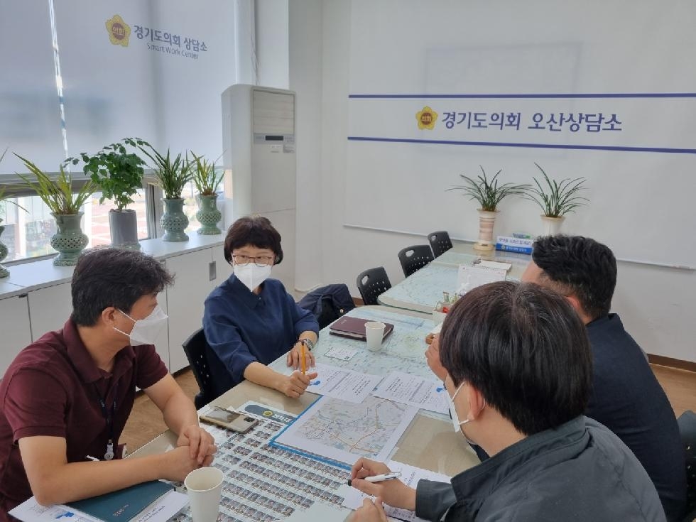 경기도의회 김미정 의원, 지역주민 교통불편 해소 방안 마련에 힘써