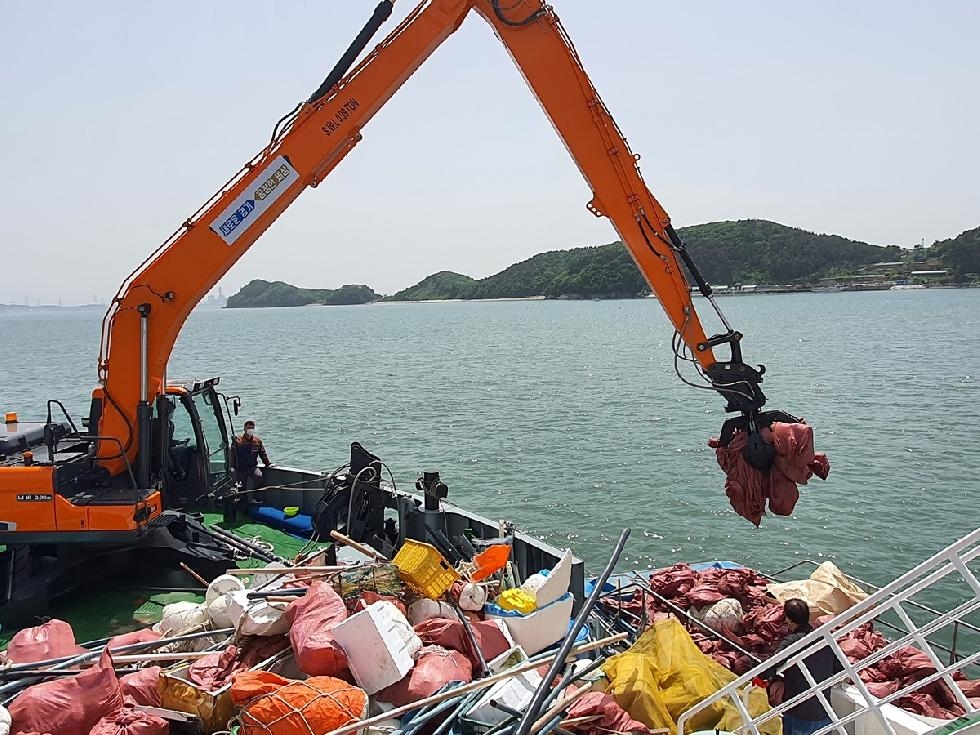 경기도, 6일부터 13일까지 국화도 등 4개 섬에 쌓인 해안쓰레기 청소