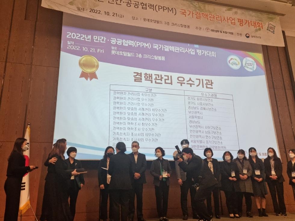 시흥시,‘2022년 결핵환자 관리사업 우수기관’선정