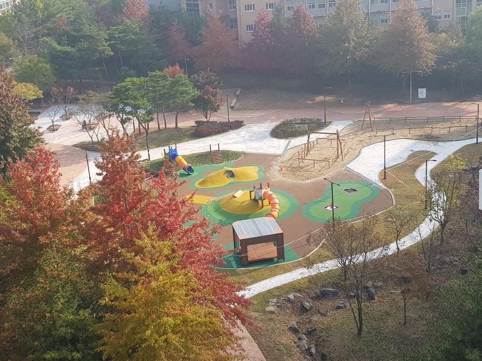 쾌적한 곳에서 즐겁게 놀자!  시흥시, 가래울어린이공원 놀이터 새단장