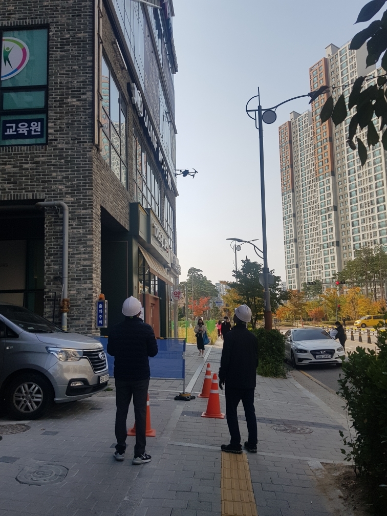 인천 미추홀구, 인천 최초  드론을 활용한 옥외광고물 안전점검 시행