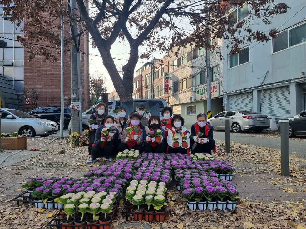 광명시 철산2동, 시민과 함께하는 꽃..