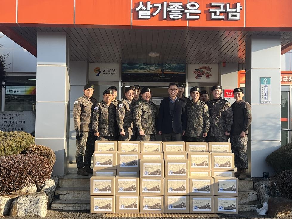 연천군 28사단 전차대대 태풍가족봉사단, 군남면 취약계층에 생필품키트 지원