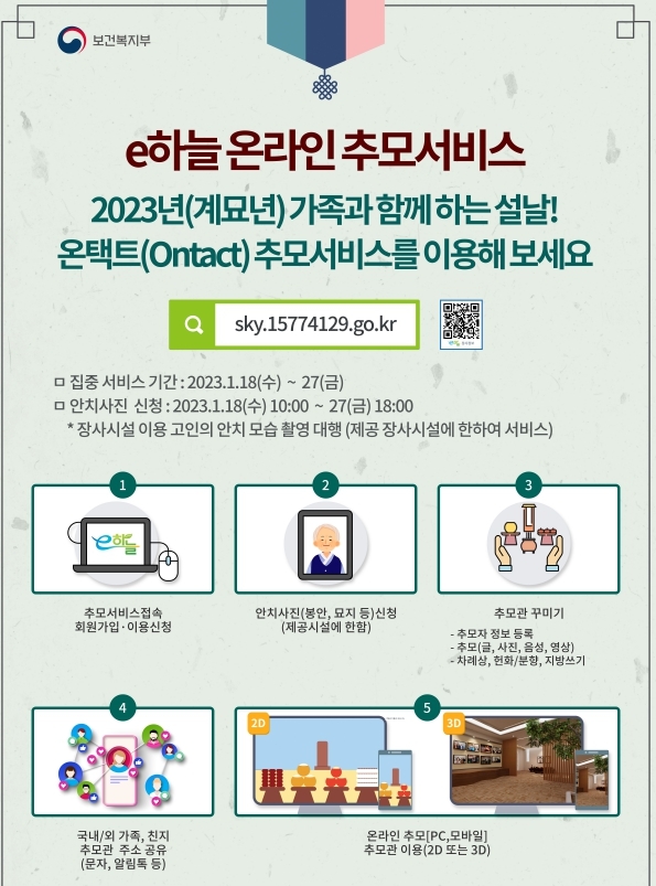 남양주시, 온라인 추모 서비스 활용 및  설 연휴 기간 전·후 분산 성묘