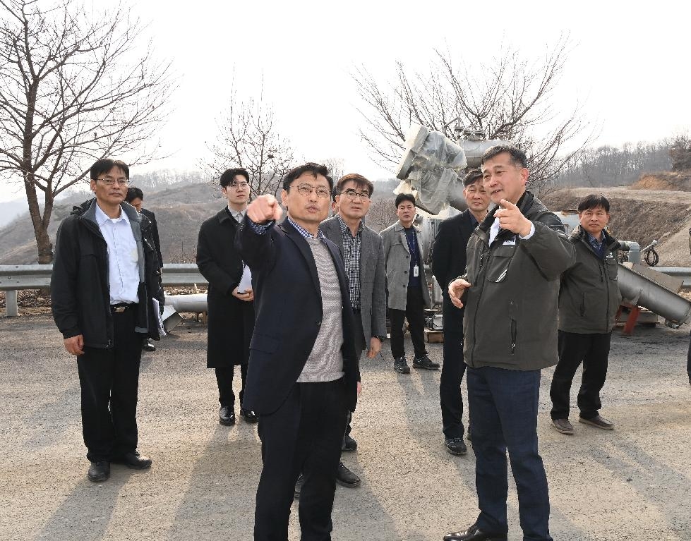 경기도,오후석 행정2부지사  “가축분뇨도 자원”. 연천 바이오가스 생산시설 현장 점검