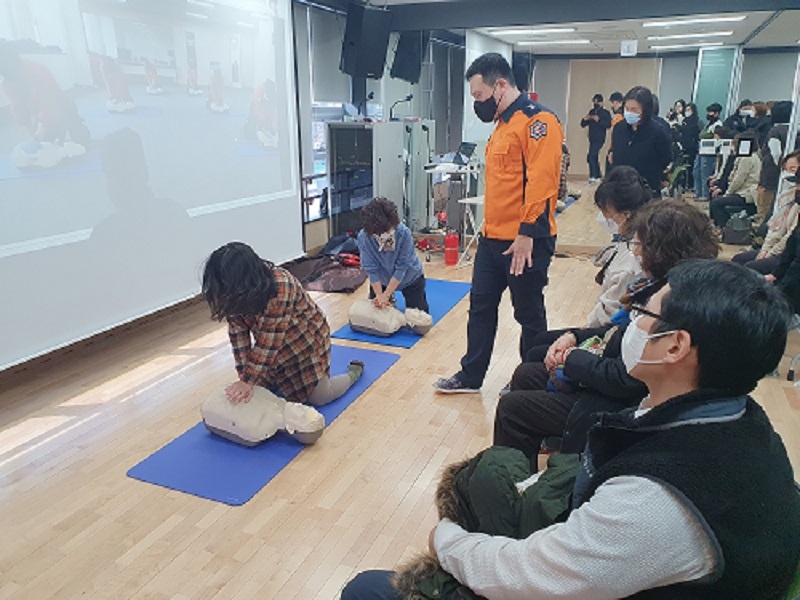 인천 계양구 효성건강생활지원센터, 구민 대상 심폐소생술 교육 실시