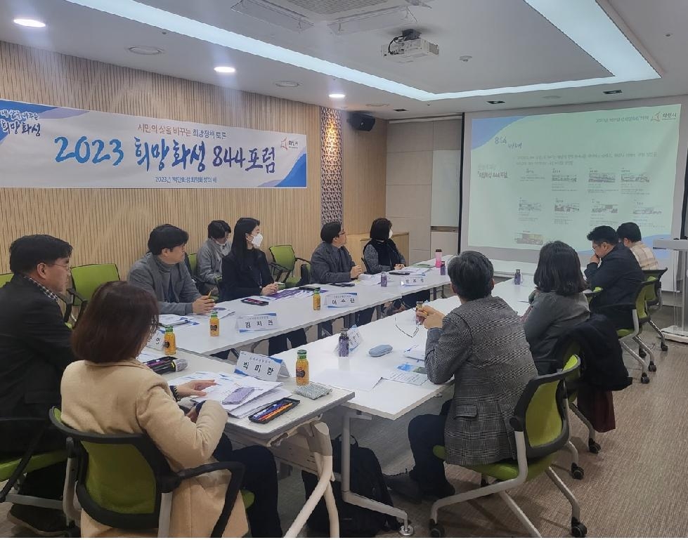 화성시,제2차 희망화성844포럼 개최…사회적경제 발전방향 논의