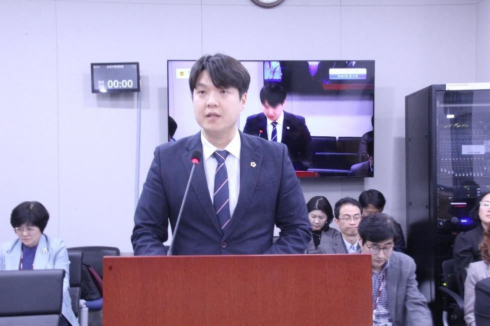 경기도의회 오지훈 의원, 교육지원청에 학교폭력 관련 화해중재 지원운영을 