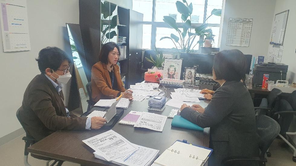 경기도의회 이혜원 의원, 보건의료 취약계층 건강회복소요비 지원 조례안 관련 정담회