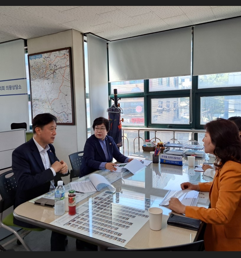 경기도의회 김영기 의원, 의왕시 경제활성화를 위한 의왕시여성기업인협의회와 정담회 개최