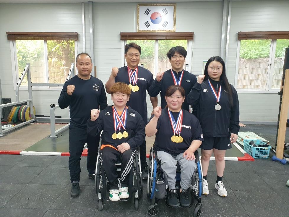 평택시청 장애인역도팀 두 대회 연속 전원 메달 획득!