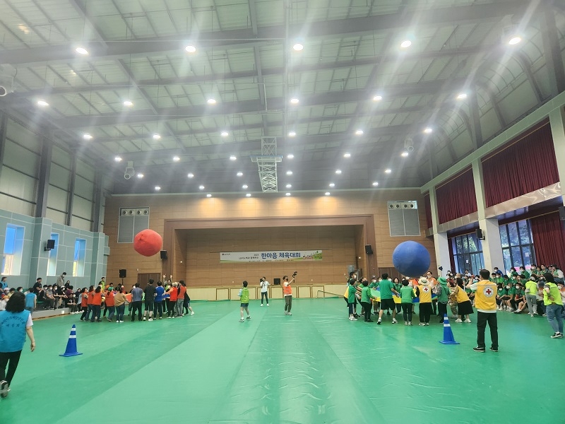 파주 월롱100주년 기념체육관서 장애인과 함께하는 체육대회 열려