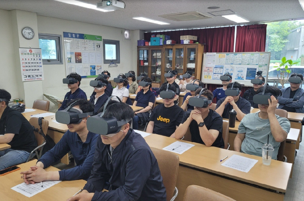 용인도시공사,『THE 안전한 현장 만들기』산업안전 VR(가상현실) 체험교육 실시
