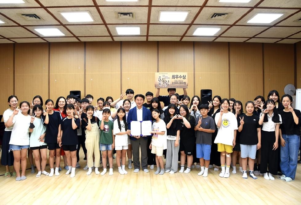 김동근 의정부시장,  의정부시립소년소녀합창단 연습 현장 방문