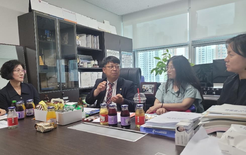 경기도의회 김재훈 의원, 지역아동센터 아동돌봄 발전 방안 정담회 참석
