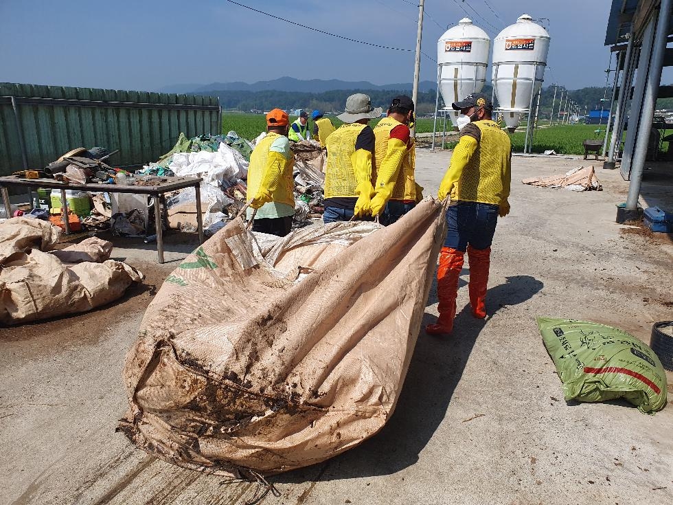 인천 부평구 자원봉사센터, 수해지역 피해복구 봉사활동 진행